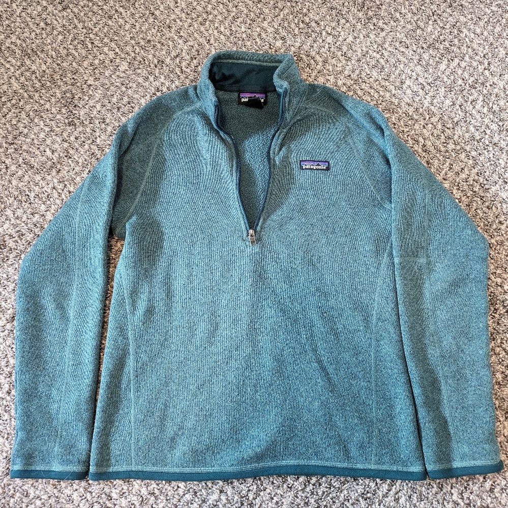 Patagonia Better Sweater 1/4 Zip Fleece - women's small
